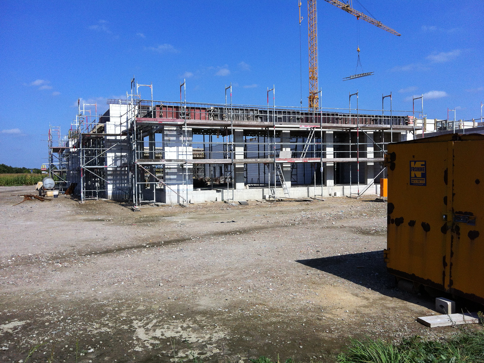 Marl, Restaurant Neubau (Klinkerfassade)